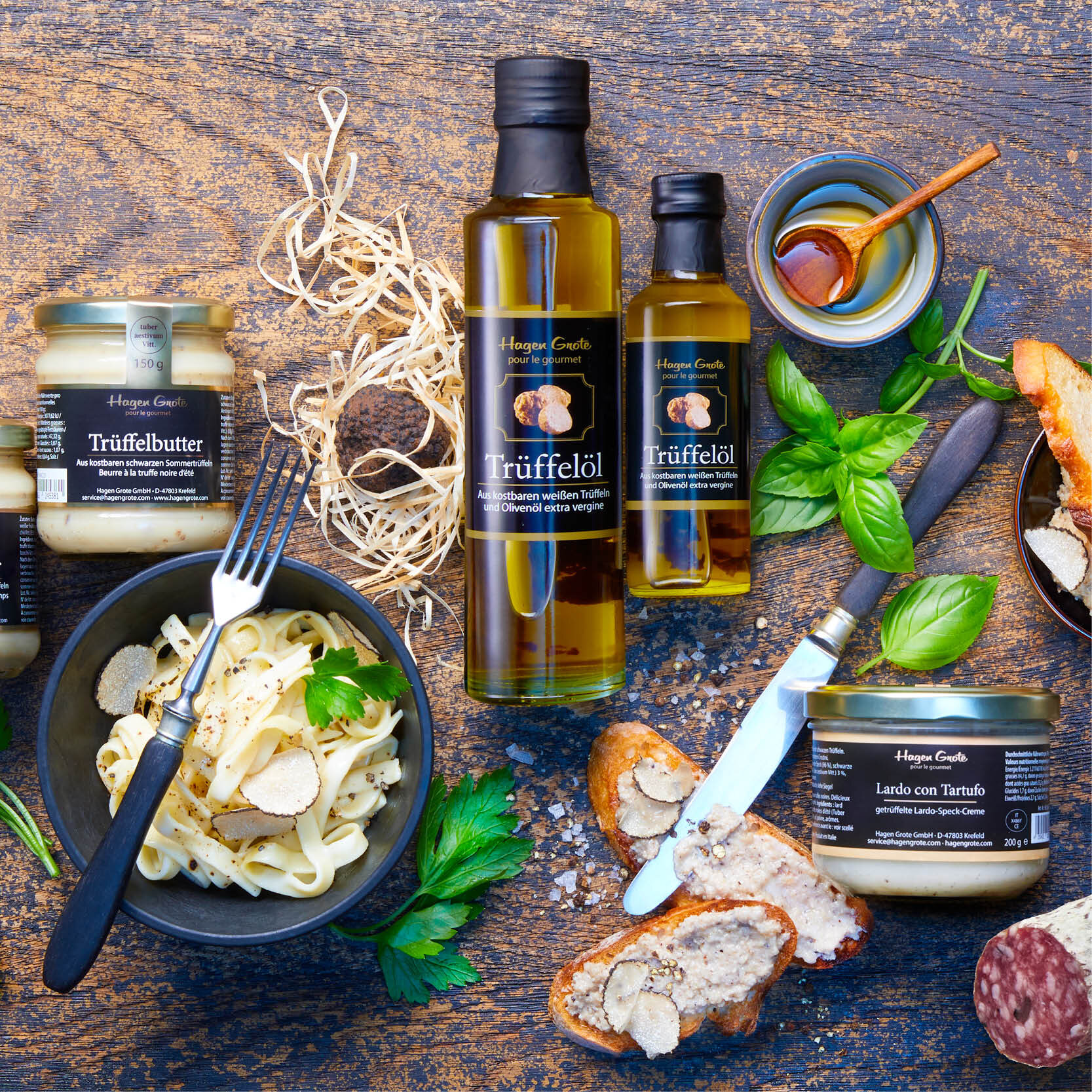 Exklusive Delikatessen aus aller Welt