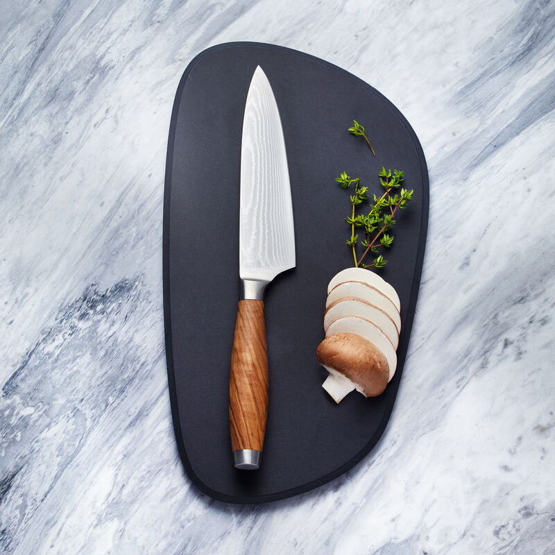 Kleines Kochmesser: Premium-Damaszener-Messer mit edlen Olivenholzgriffen erfüllen höchste Ansprüche Bild 2