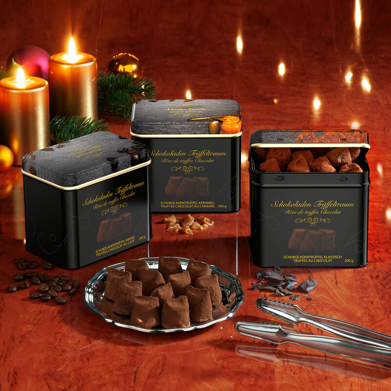 Natürlich aromatisierter Schokoladentrüffel Karamell - zu jeder Jahreszeit ein Hochgenuss Bild 2
