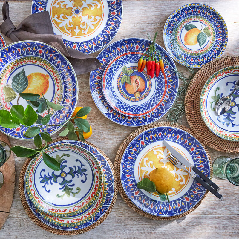 Feinstes Keramik Suppenschale mit traditionellen sizilianischen Dekoren Bild 2