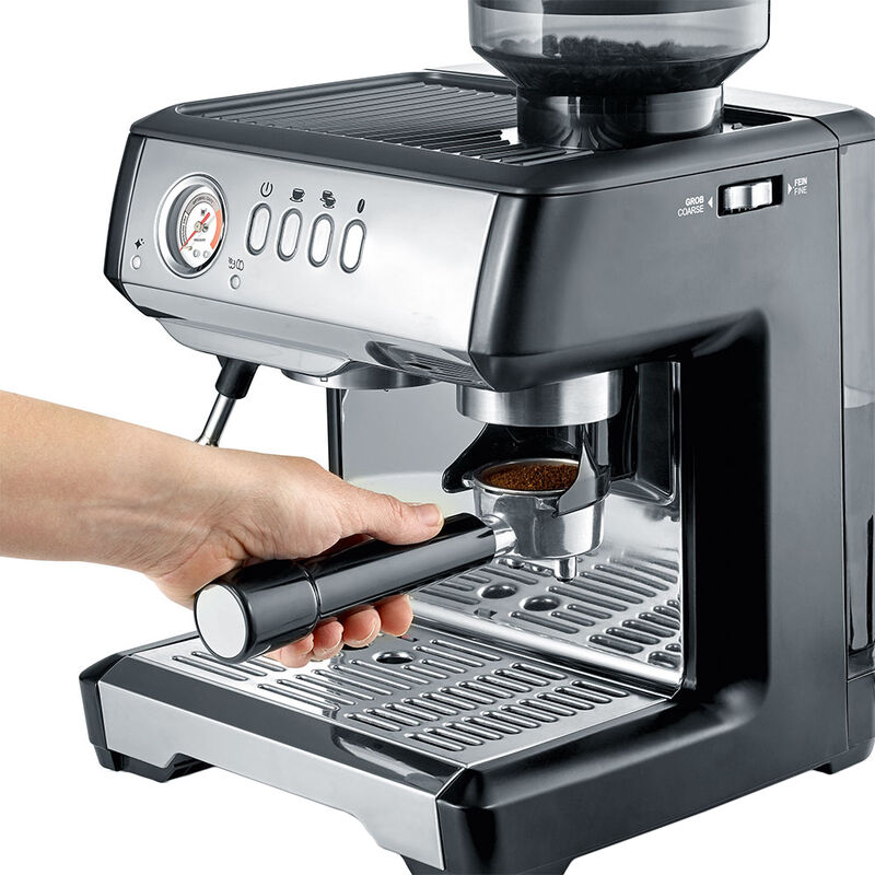 Design Siebträger-Espressomaschine mit Mahlwerk: für perfekte Kaffeekreationen Bild 2