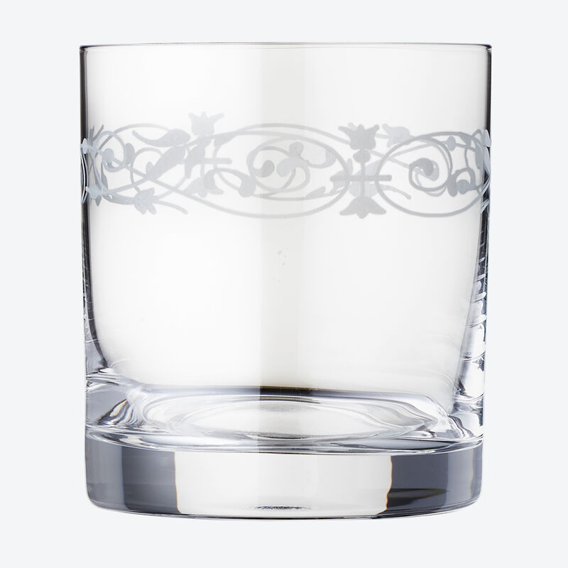 Elegante Kristall-Wassergläser mit filigranem Pantografie-Rankenmuster Bild 3