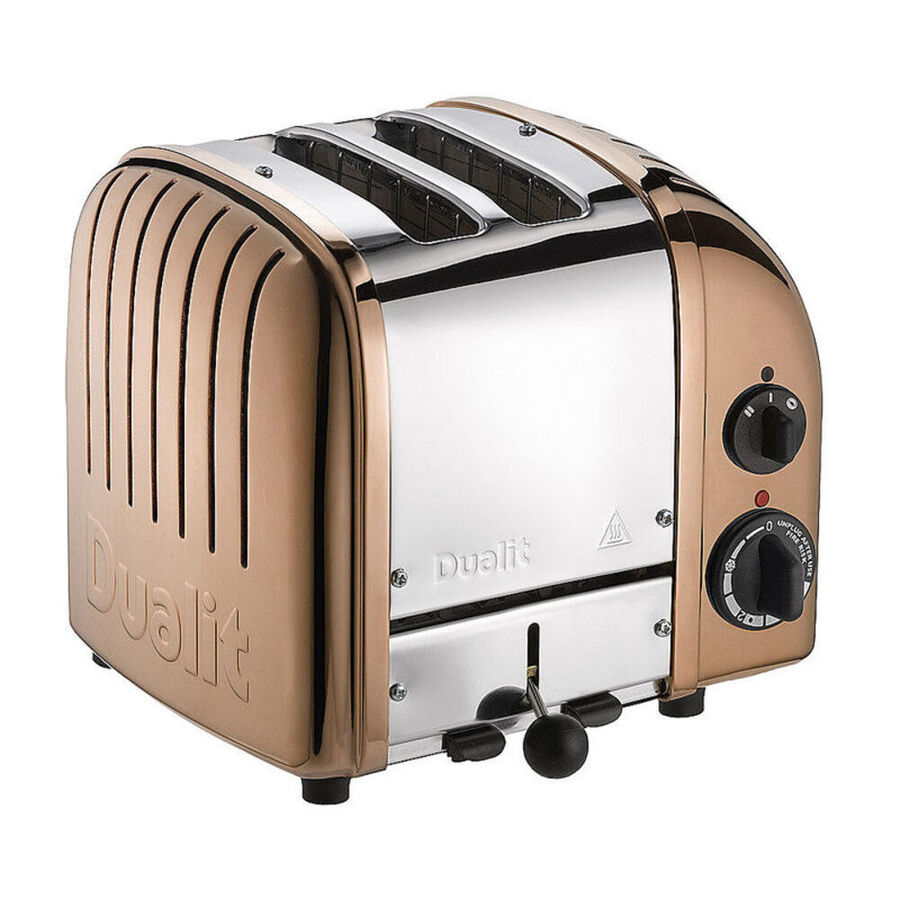 Bewährte Spitzenqualität Dualit 2SchlitzToaster KupferChrom Hagen