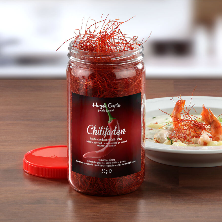 Chilifäden - würzig-aromatisch und dekorativ - Hagen Grote Schweiz Shop