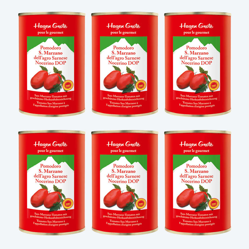 6 Dosen San Marzano Tomaten: Fast ausgestorbene Tomatenrarität