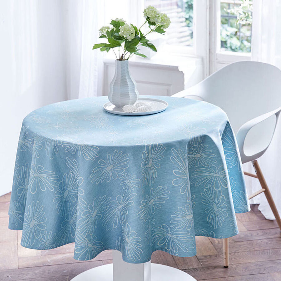 Tischdecken: Edle Halbleinen-Tischwäsche bringt den Frühling auf den