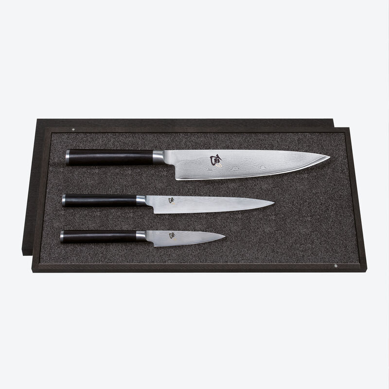 Messerset: Damaszener Messer