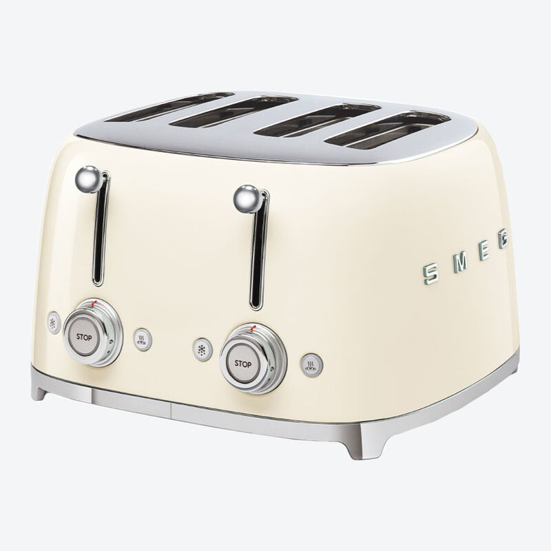 SMEG 4-Schlitz-Toaster verbindet eleganten Retro-Look mit modernster Technik