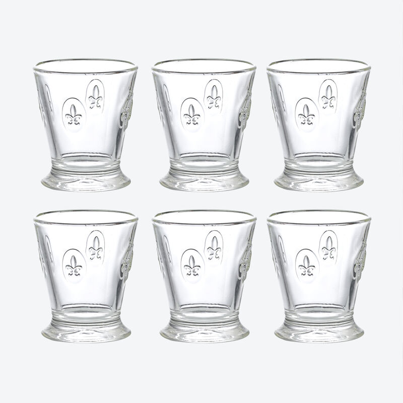 Saft- und Wasserglas: Französische Liliengläser