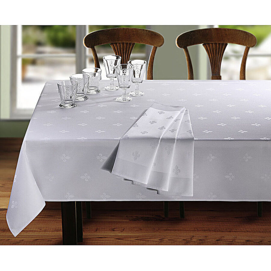 Tischdecke SatinDamastTischwäsche Lilie Hagen Grote Schweiz Shop
