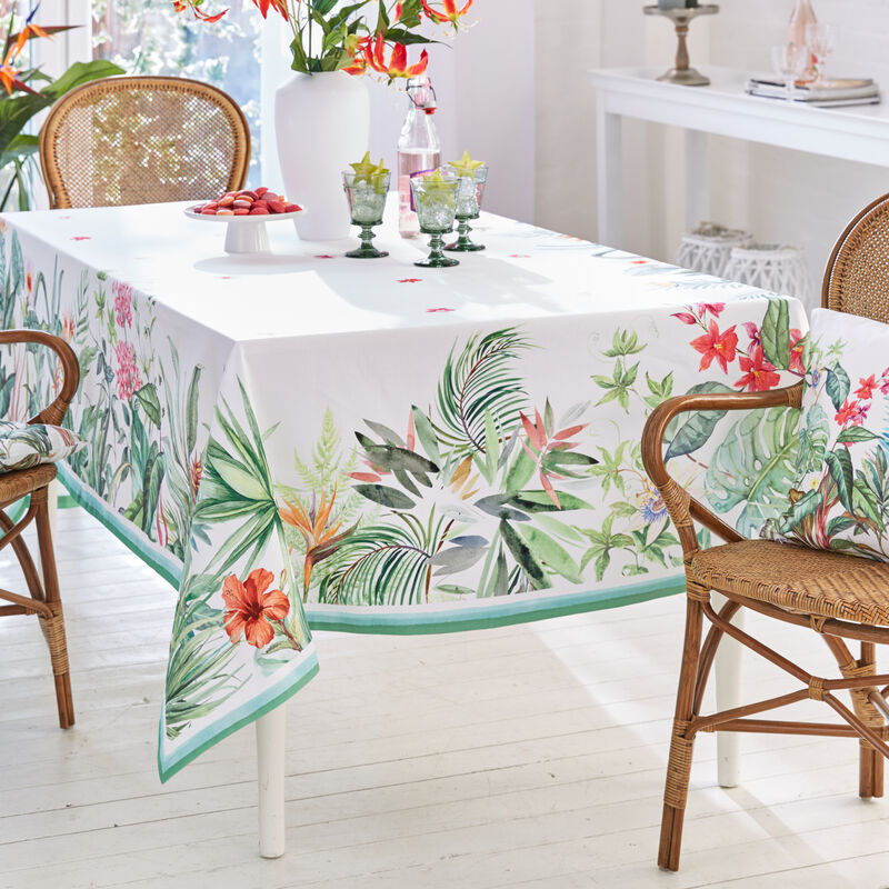 Tischdecke mit tropischen Regenwald-Motiven