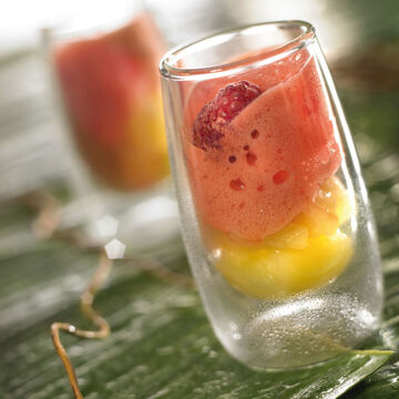 Produktbild fr '  Himbeerschaum auf Ananas'