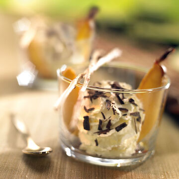 Produktbild fr '  Ingwerbirnen mit weier Schokoladenmousse'