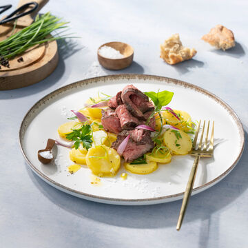 Produktbild fr '  Pariser Kartoffelsalat mit Rinderfilet-Streifen'