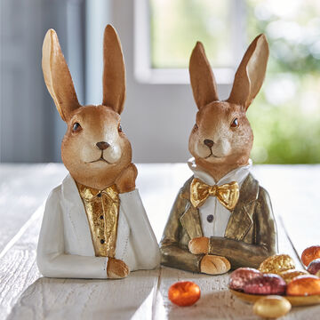 Produktbild f�r '2er-Set Hasenb�sten als Hingucker in der Osterzeit'