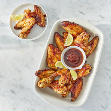 Produktbild fr 'Airfryer-Rezept: Hhnchenflgel mit Honig-Senf-Glasur'