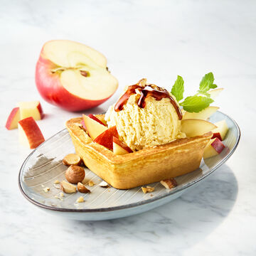 Produktbild fr 'Apfel-Waffelkrbchen'