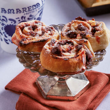 Produktbild fr 'Bltterteigschnecken mit Amarena Kirschen'