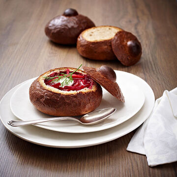 Produktbild fr 'Borschtsch in Brotschalen'