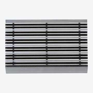 Produktbild f�r 'Borsten-Aluminiumprofilmatte l�sst Schmutz und N�sse keine Chance'