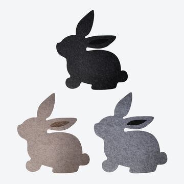 Produktbild f�r 'Dekorative Hasen-Tischsets aus Filz sch�tzen Ihre empfindlichen Oberfl�chen'