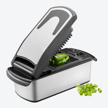 Produktbild f�r 'Edelstahl-Gem�seschneider f�r W�rfel und Stifte - extrascharfe Klingen'