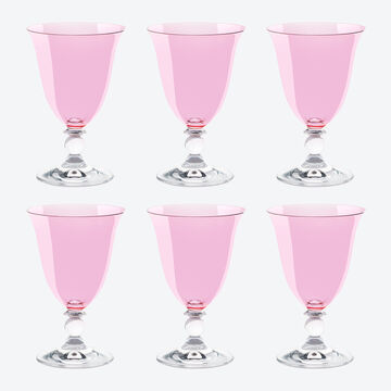 Produktbild f�r 'Farbige Kristall-Wassergl�ser in exquisiter Tulpenform'