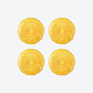 Produktbild fr 'Gussglas-Salat- und Dessertteller in sommerlicher Frchteoptik'