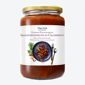 Produktbild fr 'Hagen Grote Gourmet-Klassiker: Hirschgeschnetzeltes in Cranberrysauce'
