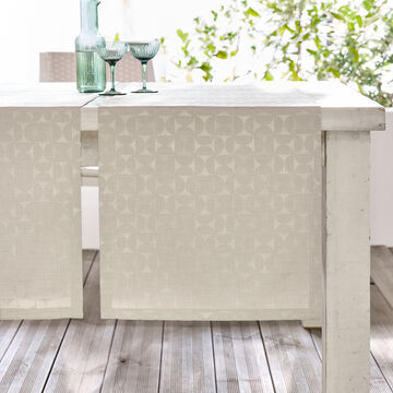 Produktbild fr 'Jacquard-Tischlufer mit Fleckschutz - 50 x 140 cm'