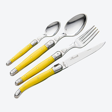 Produktbild fr 'Laguiole Besteck-Set in provenzialischen Farben -  Sonnengelb'