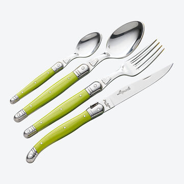 Produktbild fr 'Laguiole Besteck-Set in provenzialischen Farben – Hellgrn'