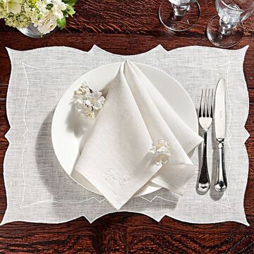 Produktbild fr 'Leinen-Servietten: Exklusive Dessins, beste Handarbeit, dauerhafte Qualitt'