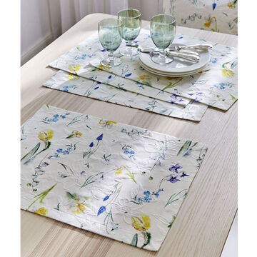 Produktbild fr 'Matelass-Tischsets vereinen Relief-Webtechnik und detailreichen Digitaldruck'