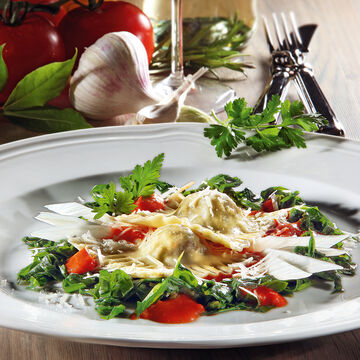 Produktbild fr 'Maultaschen auf Mangold'