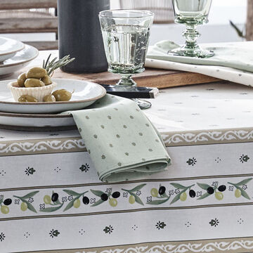 Produktbild f�r 'Mediterrane Oliven-Serviette'