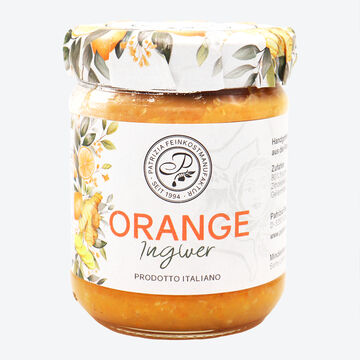 Produktbild fr 'Orange-Ingwer-Fruchtaufstrich (80 % Frucht): Kulinarische Alternative zu industrieller Einheitsmarmelade'