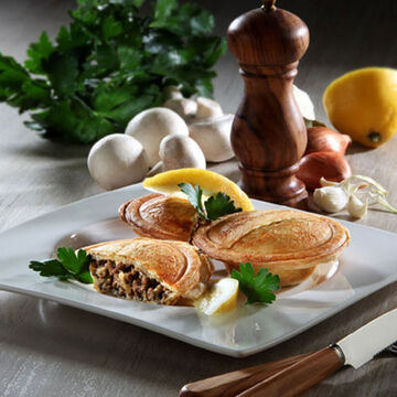 Produktbild fr 'Pasteten mit Champignon-Hackfleisch-Fllung'