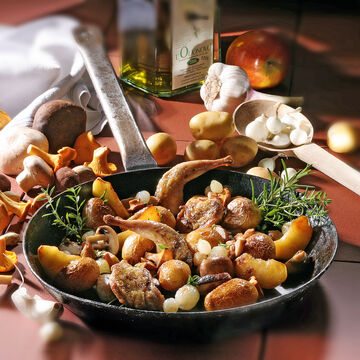 Produktbild fr 'Pilzragout-Wachtel-Pfanne'