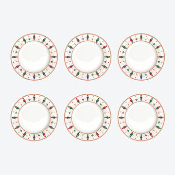 Produktbild fr 'Porzellan-Essteller Nussknacker'