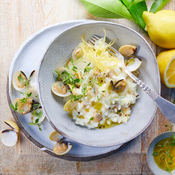 Produktbild fr 'Risotto vongole e limone - Zitronenrisotto mit Venusmuscheln'