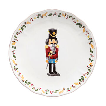Produktbild fr 'Salat- und Dessertteller mit weihnachtlichem Nussknacker-Motiv'
