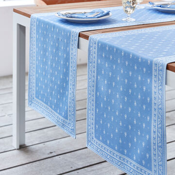 Produktbild fr 'Tischlufer - Hochwertig jacquardgewebt statt bedruckt: Provenzalische Tischwsche mit Fleckenschutz'