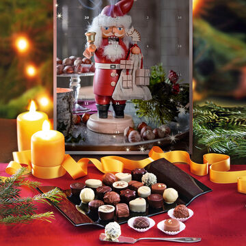 Produktbild fr 'Trffelpralinen-Adventskalender mit Alkohol: Meisterhaft handgefertigt, vielfltig und kstlich'