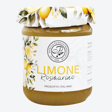 Produktbild fr 'Zitrone-Rosmarin-Fruchtaufstrich (80 % Frucht): Kulinarische Alternative zu industrieller Einheitsmarmelade'