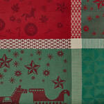 Produktbild fr 'Jacquard-Servietten mit klassischen Weihnachts-Motiven'