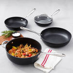 Produktbild fr '3-tlg. Hochraum-Pfannenset: professionell, hartanodisiert'