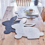 Produktbild f�r 'Dekorative Hasen-Tischsets aus Filz sch�tzen Ihre empfindlichen Oberfl�chen'
