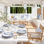 Produktbild f�r 'Dekoratives Fayence-Serviersch�ssel aus portugiesischer Manufaktur'