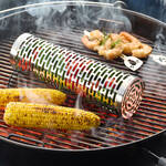 Produktbild f�r 'Edelstahl-Rollgrillkorb f�r gleichm��iges Grillen'